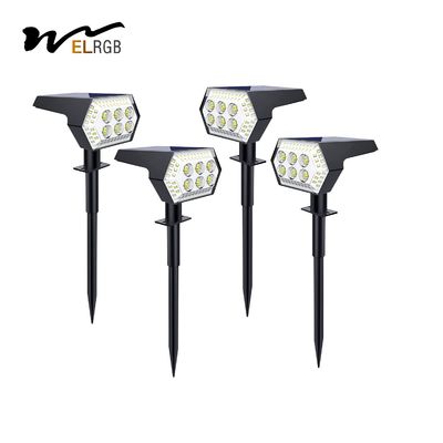 China 48LEDs 108 LEDs Solar Powered Landscape Lights 4 Light Modes for sale