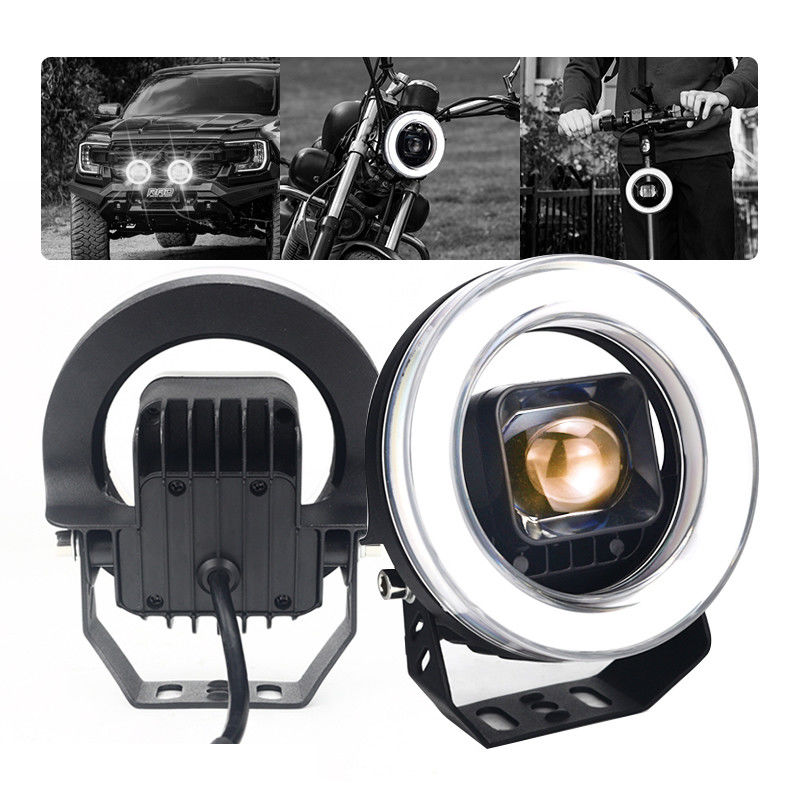 4.5inch Combo Auxiliary Amber Fog Light Vehicle Led Work Light 4inch Off Road 4x4 Bumper Truck Offroad Car Led Driving Light