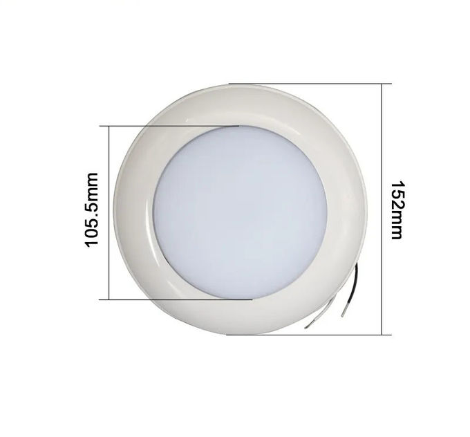 12V 5.2W Boat Ceiling Light LED Marine Lights Campervan Dome 0