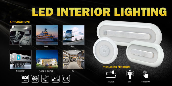 540Lm Surface Mount Marine Ceiling Light IP67 For Boat Yacht 9