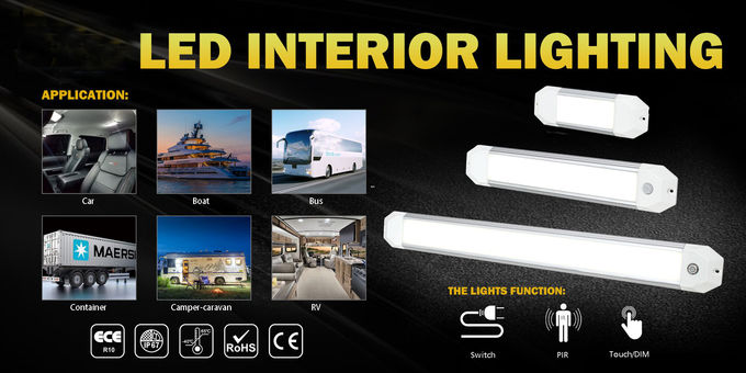540Lm Surface Mount Marine Ceiling Light IP67 For Boat Yacht 8