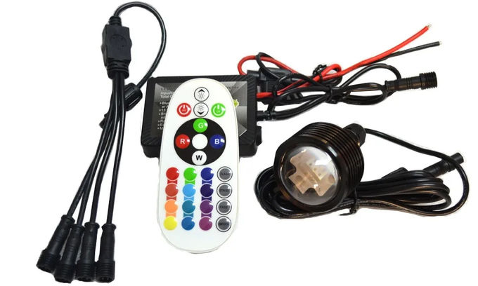 IP68 27W Boat Drain Plug Light COB Drain Plug Underwater Light 1