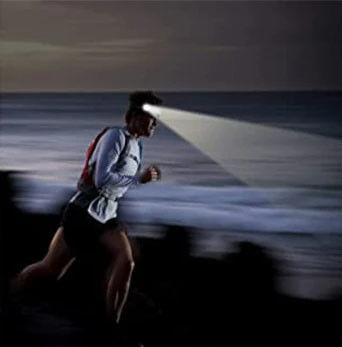 USB Motion Sensor Head Torch Outdoor Working Light 10000 Hours Lifespan 16