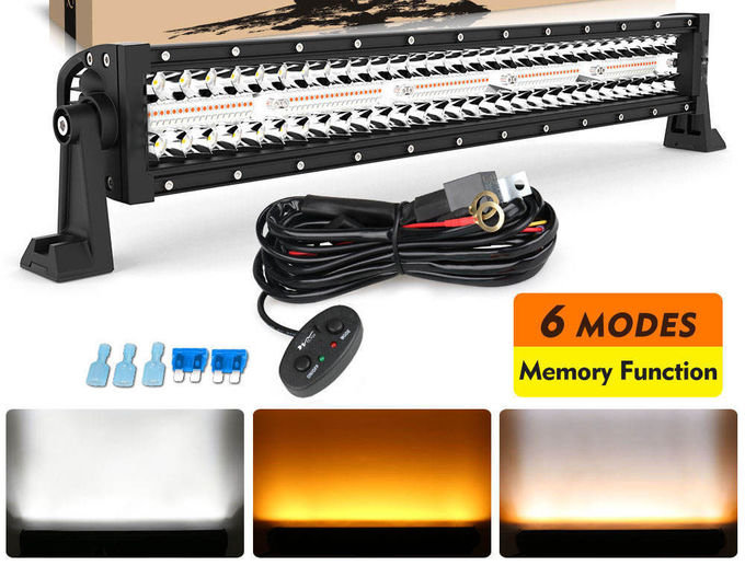 240W Light Bars 4x4 Vehicle LED Work Lights 22" ATV UTV Off Road Truck Light Bar 0