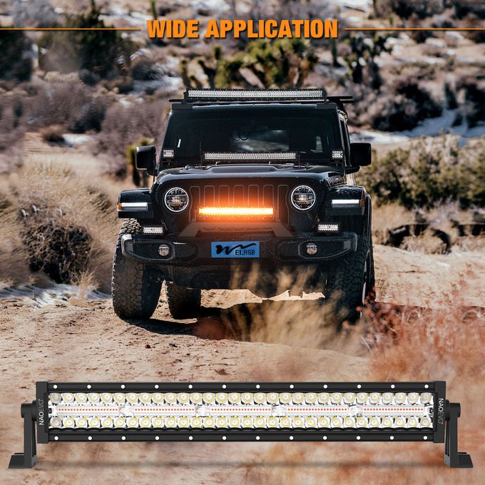 240W Light Bars 4x4 Vehicle LED Work Lights 22" ATV UTV Off Road Truck Light Bar 1