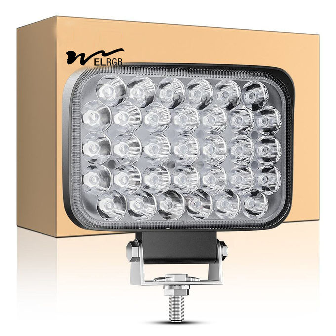5" 33LED 100W Square Off Road Work Light White For JEEP 4x4ATV UTV 0