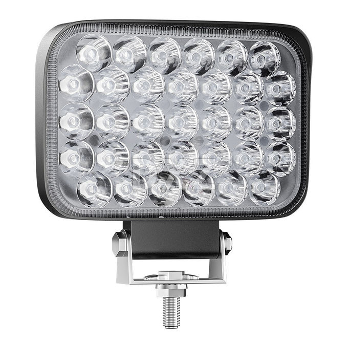 5" 33LED 100W Square Off Road Work Light White For JEEP 4x4ATV UTV 7
