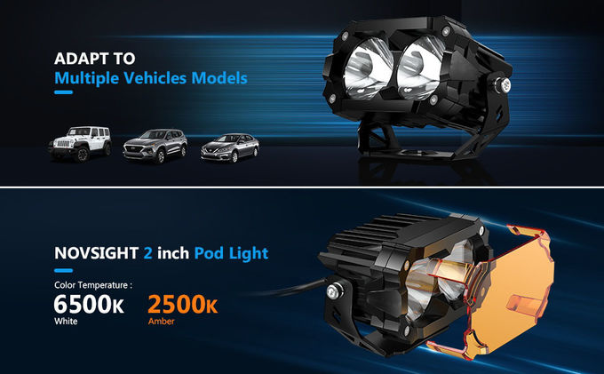 3600LM 4.5Inch Trailer Vehicle LED Work Lights 42W Car Driving Light 1
