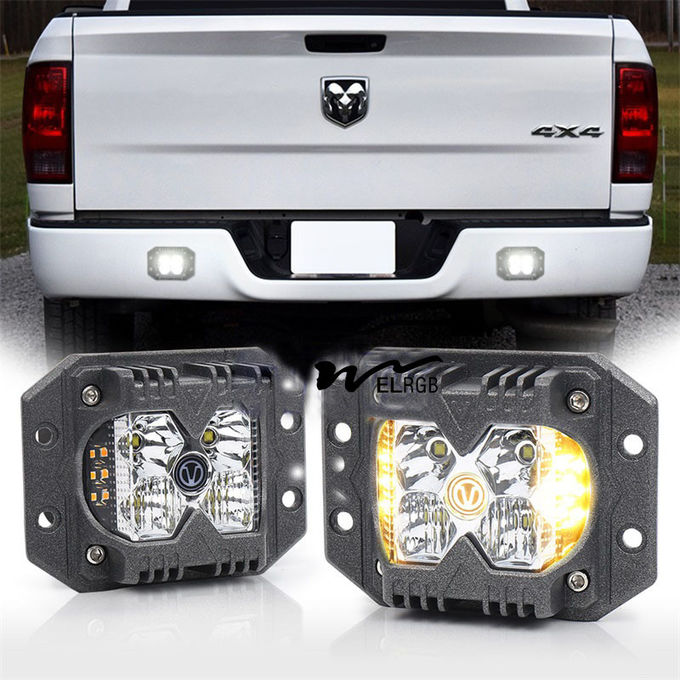 3500LM Cube Side Shooter Led Pods Vehicle LED Work Lights 12V 6500K 2
