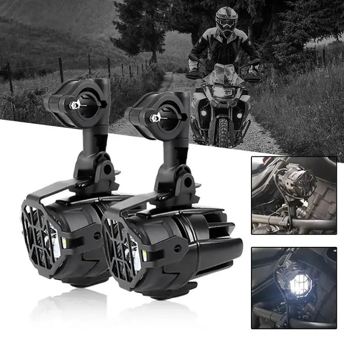 BMW R1200GS F800GS Motorbike Fog Lights Motorcycle Led Auxiliary Lights 4