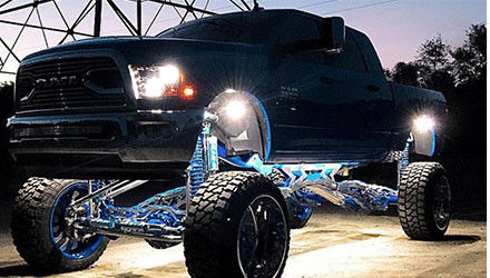 OEM 12V DC 18W Offroad Rock Lights Brightest Rock Lights For Utv 6