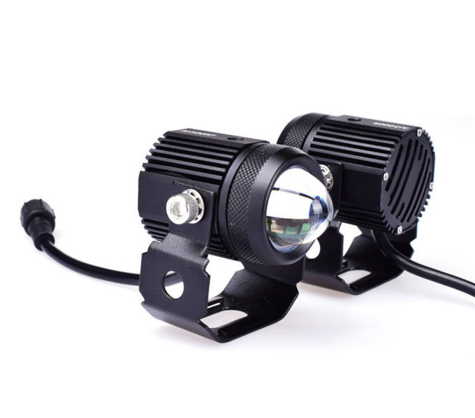 H4 H6 T19 LED Motorcycle Lights IP68 Yellow Fog Lights Hi Lo Beam 2
