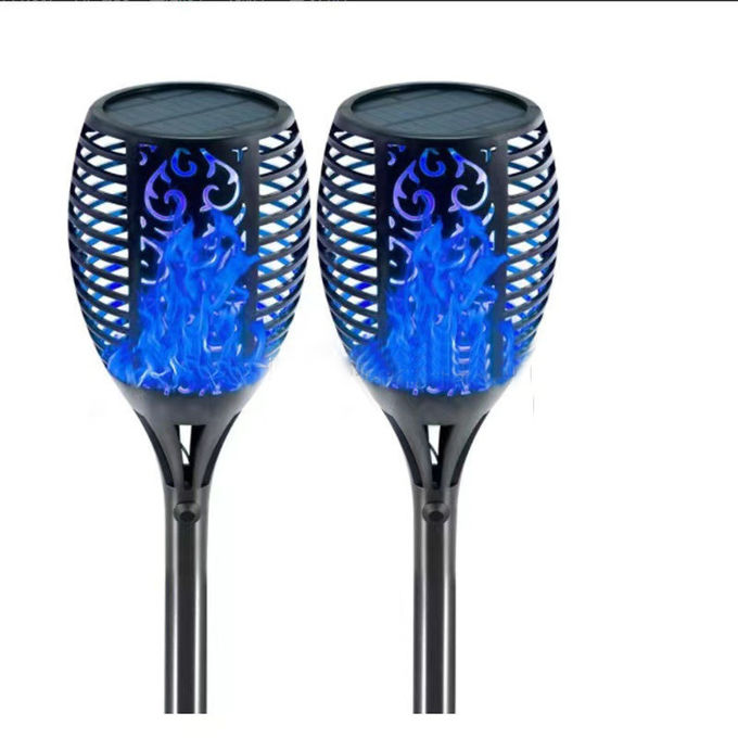 IP65 Waterproof Solar Flame Torch Light 2700K Soft Warm White 2