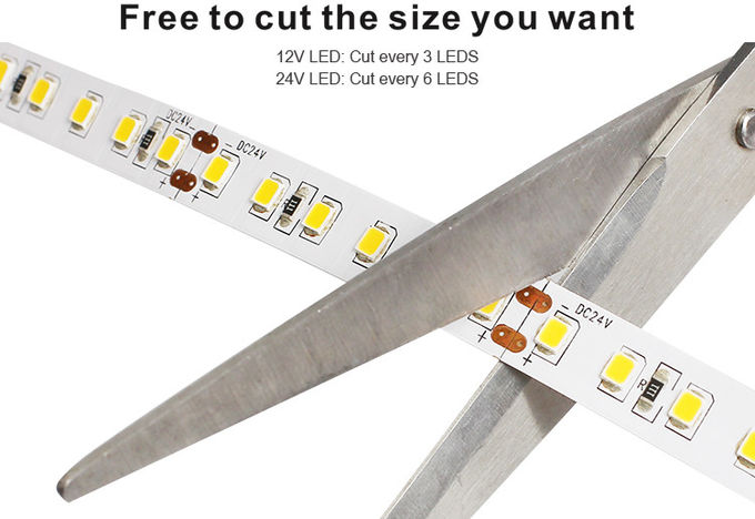 180leds 2835 Self Adhesive LED Strip 3000K/4000K Sticky Back Strip Lights 7
