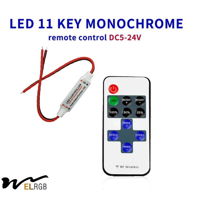 11 Key Remote Led Dimmer 5V 12V 24V Remote Dimmer For Led Lights 0