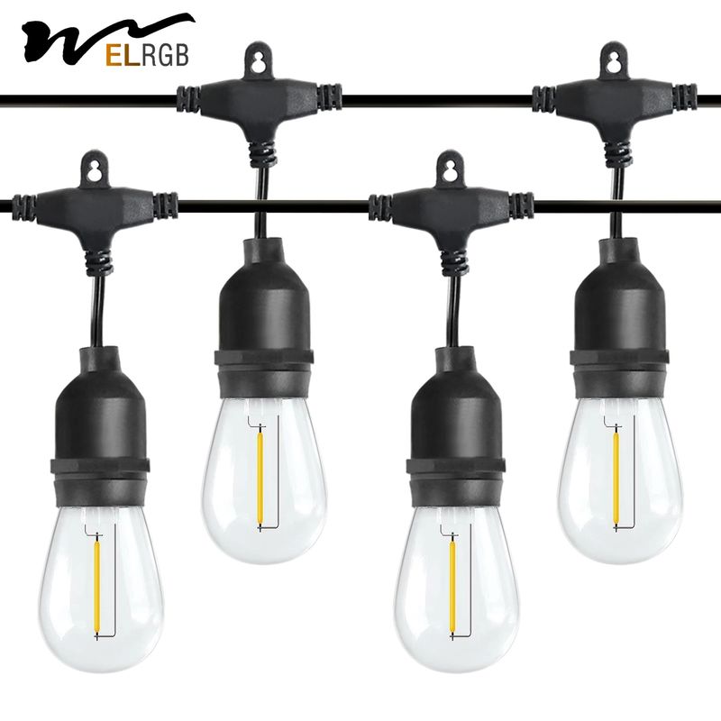 2700K-6500K 1w Led Filament Bulb LED Decorative Lights For Garden