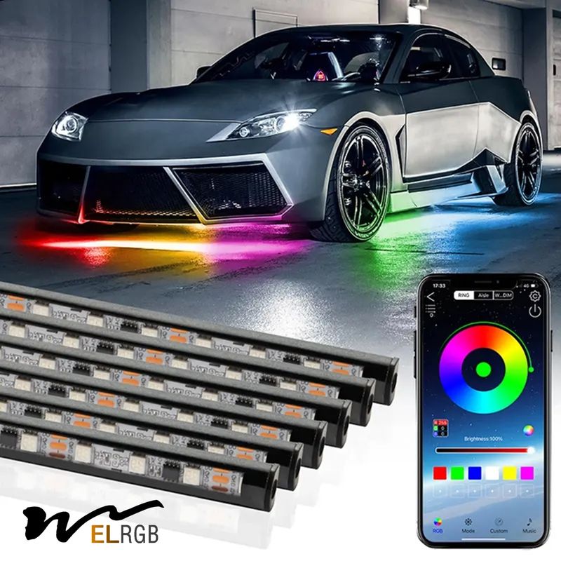 Dreamcolor Underbody Led Light Strips Vehicle LED Work Lights IP67 Waterproof