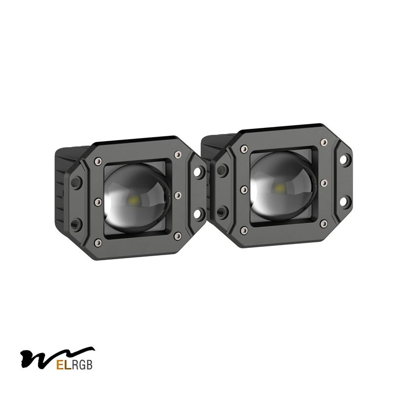 U7 12V 10W Motorcycle Projector Lights 6000K Motorcycle Led Fog Lamp