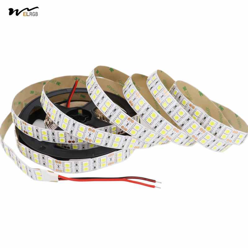 600LEDs 12V Dimmable LED Strip Lights Daylight White 6500K for Modern Style Interiors