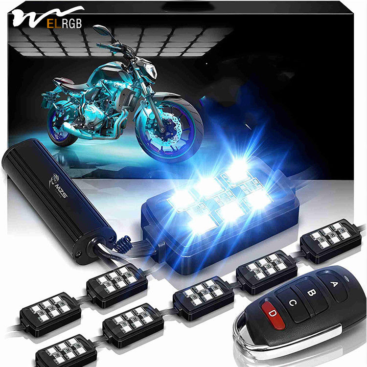 Multi-Color Neon RGB Strips Wireless Smart Remote Controller for Motorcycle LED Light Kit