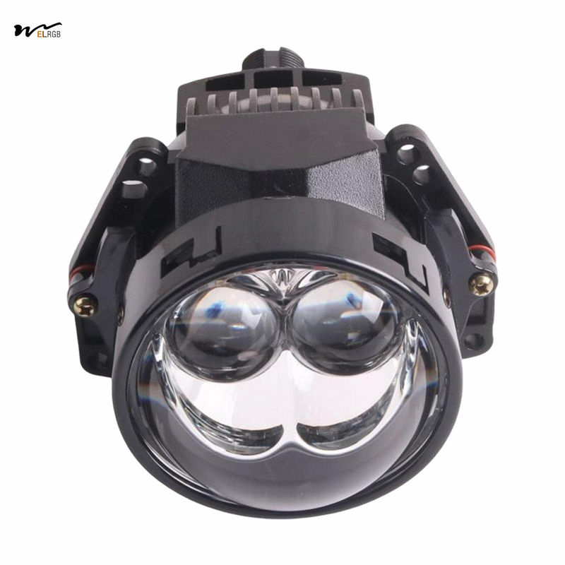 5500K LED Headlight Low 38W High 68W Light Weight Aluminum Lens for Auto CAD Layout