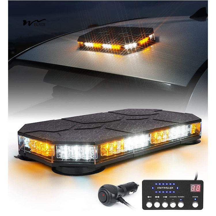 Power Source Corded Electric LED Strobe Beacon Lights Bar for Emergency Traffic Warning