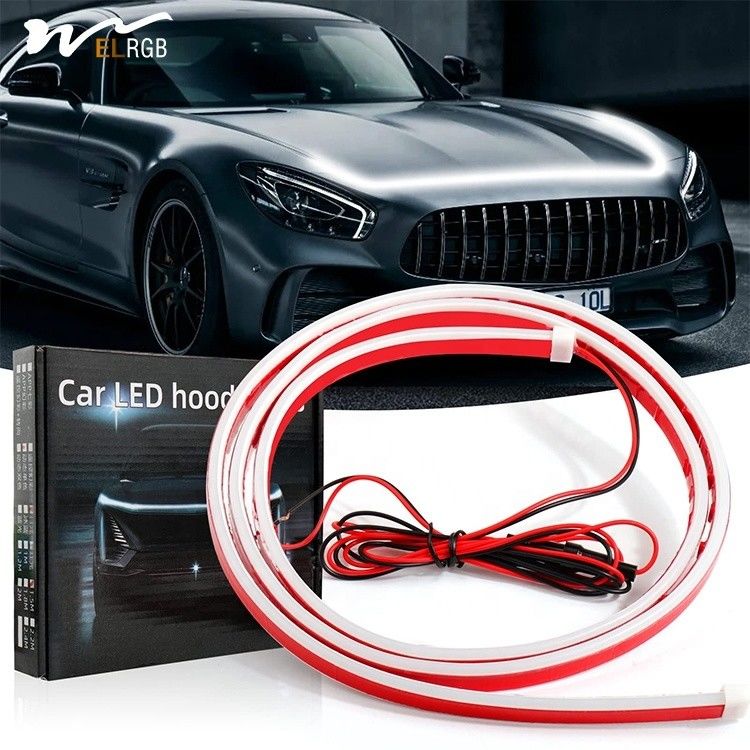 LED Hood Light Strip Suitable for External Car Hood Waterproof Daytime Running Lights