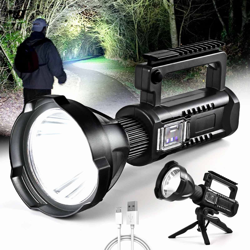 Super Bright 100000 Lumens LED Torch Waterproof for Fishing 50000 Hours Working Time
