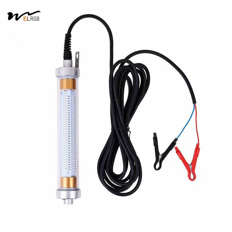 50000 Hours Lifespan 12V High Power 100W 200W Underwater Fishing Light for Night Fishing