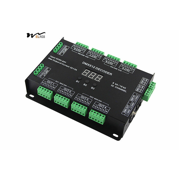 Customizable 32 Channel 96A RGBW DMX 512 LED Decoder Controller for Lighting Solutions