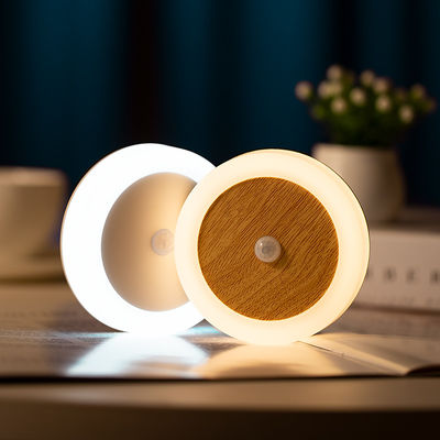 quality Bedside Motion Sensor LED Light 4100K Usb Charged Night Light factory