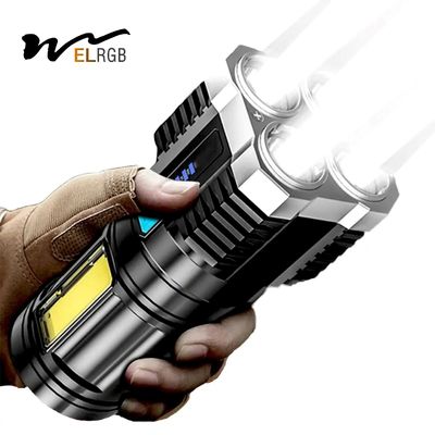 Good price 1000 Lumens 4led Rechargeable Cob Flashlight Multifunctional Led Flashlight online