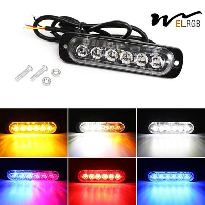 Good price 6LED Car Side Marker Lights Trucks Strobe Lamp LED Flasher Warning Lights online