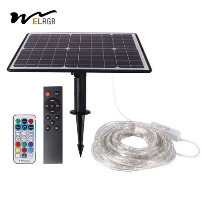 quality IP65 IP67 Solar Powered Led Strip Lights Outdoor 6500K Solar Led Rope factory