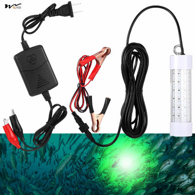 Good price IP68 Green 45W DC 12V Submersible Fishing Light Aluminum Bright LED Underwater Lure Bait Lamp online
