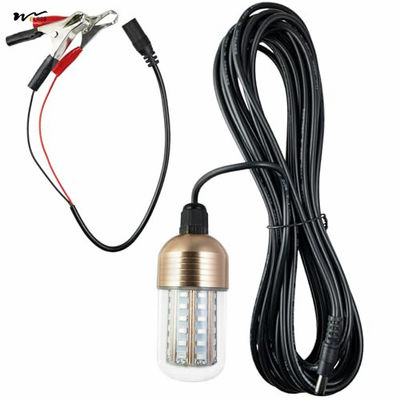 Good price 12V 30W IP68 Underwater Fish Finder Lamp Plastic Aluminum LED Night Fishing Light online