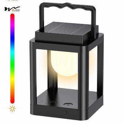Good price Solar Table Lamp 10 RGB Color Changing Lights Portable Rechargeable Solar Lantern Waterproof 2- online