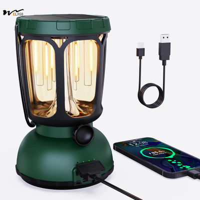Good price Waterproof 650LM Hand Crank Solar Battery Powered Rechargeable LED Camping Lantern online