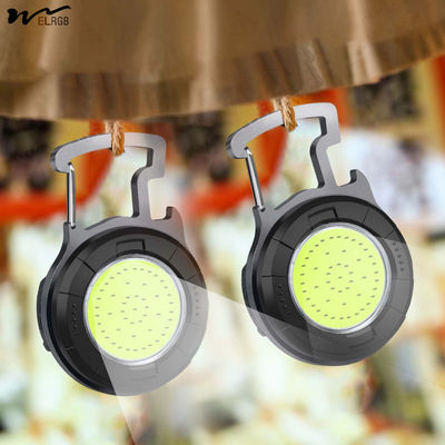 Good price COB Mini Keychain Flashlight Rechargeable LED Torch Pocket Light 4 Modes for Outdoor online