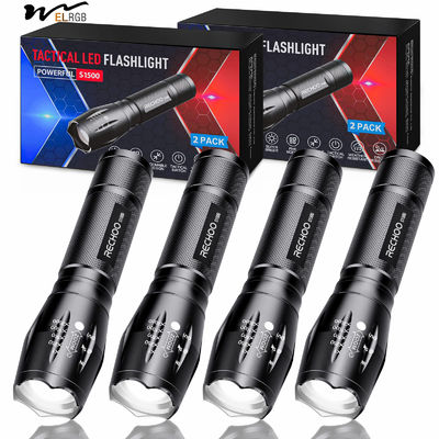 Good price Tactical Flashlights 4 Pack High Lumens 5 Modes Waterproof Portable Pocket Flash Light online
