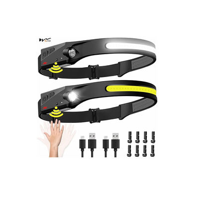 Good price Rechargeable 2PCS 230 degrees Wide Beam Head Light Flashlight for Camping Gear Adults online