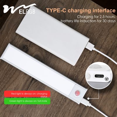 6000K Rechargeable Closet Light 65-160LM Motion Sensor Wardrobe Light