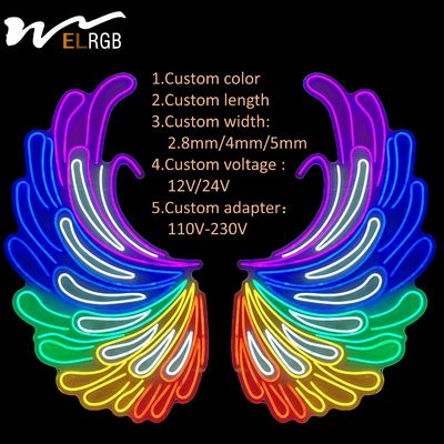 2023 Factory Custom 2.8mm Wide  IP65 Waterproof DC12V 24V Digital Smart  RGB COB LED Strips Light For Car Home Hotel Dec