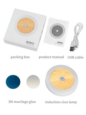 Bedside Motion Sensor LED Light 4100K Usb Charged Night Light