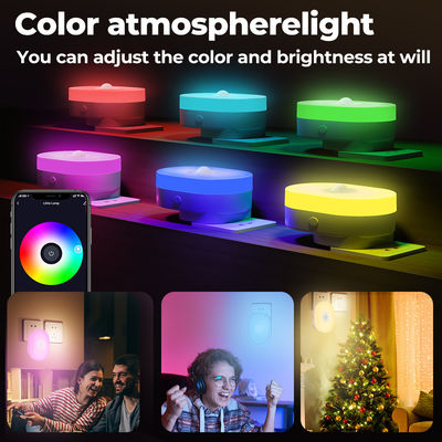 Oval Tuya Pir Sensor Night Light Bathroom Motion Sensor Night Light