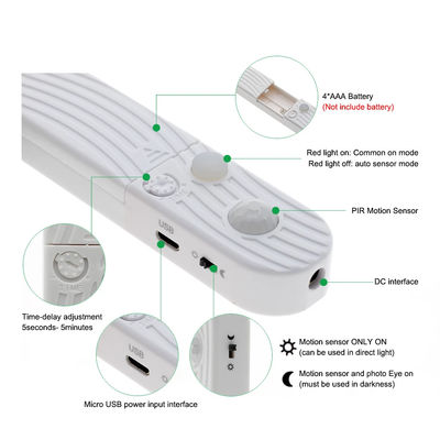 4100K Battery Motion Sensor LED Strip For Kitchen Under Cabinet
