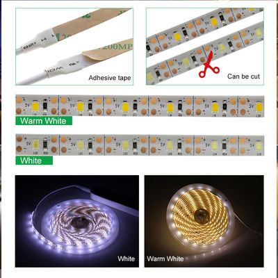 4100K Battery Motion Sensor LED Strip For Kitchen Under Cabinet