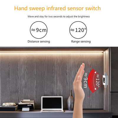 Low Voltage Hand Sweep Sensor LED Strip For Cabinet And Kitchen