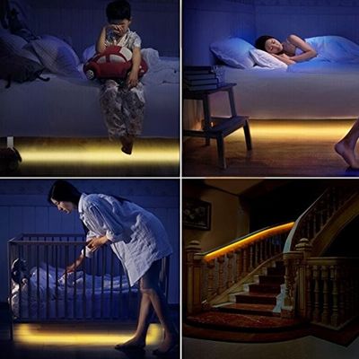 IP54 Under Bed Motion Sensor LED Strip With Automatic Shut Off Timer