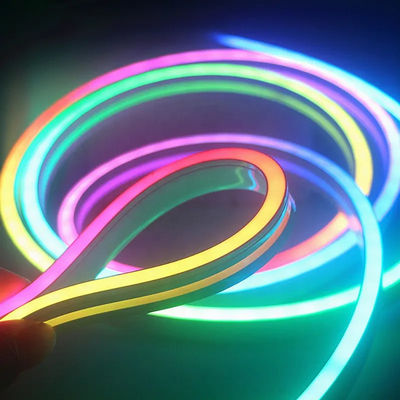 5m RGB LED Neon Strip WS2811 Neon Flex RGB 24V IP67 Outdoor